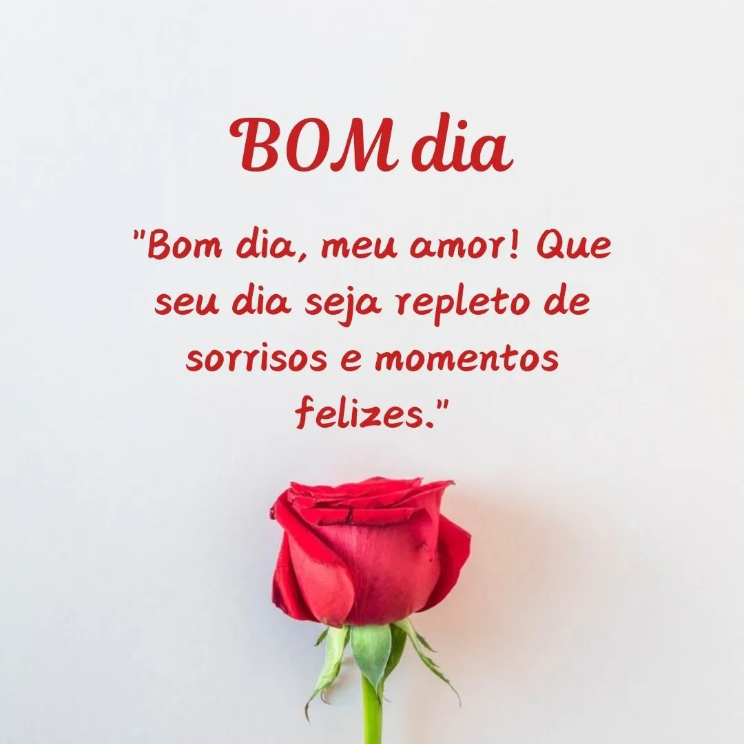 mensagem de bom dia com amor
