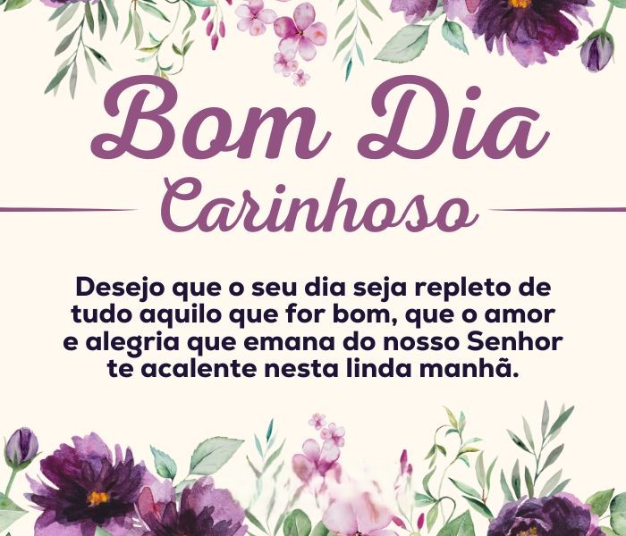 custo de enviar mensagem de bom dia com carinho