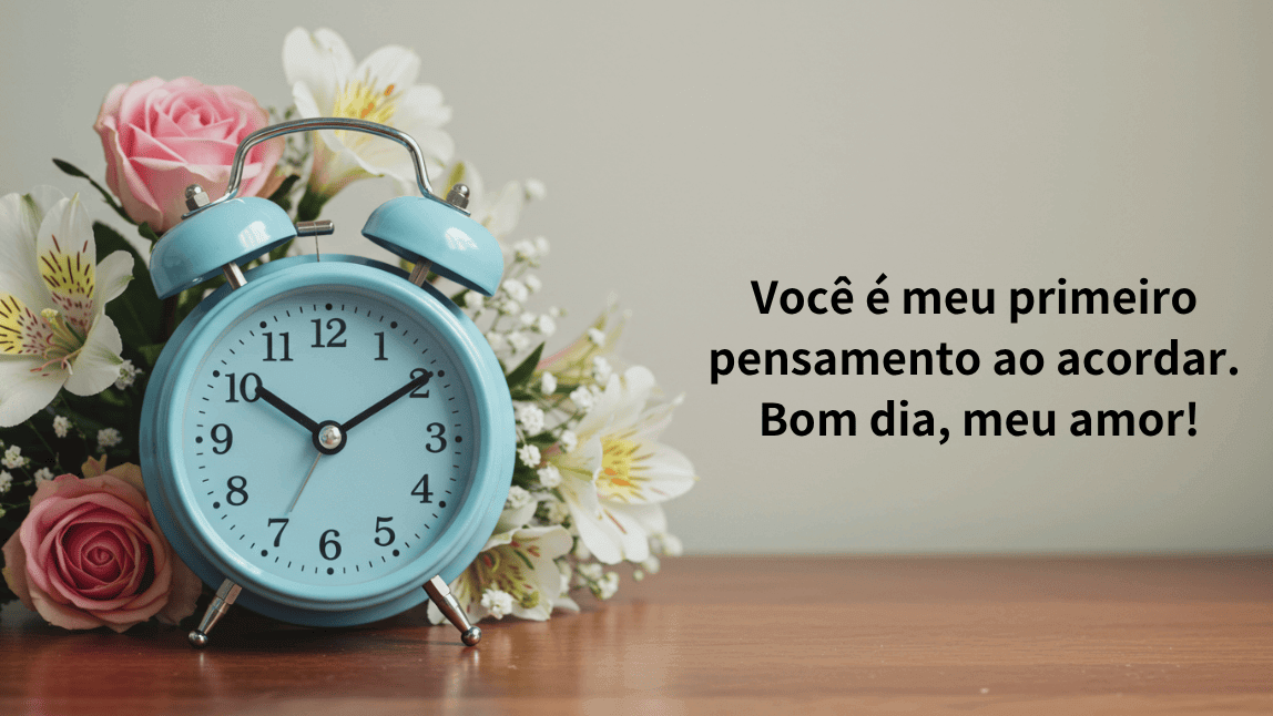 mensagem de bom dia com carinho