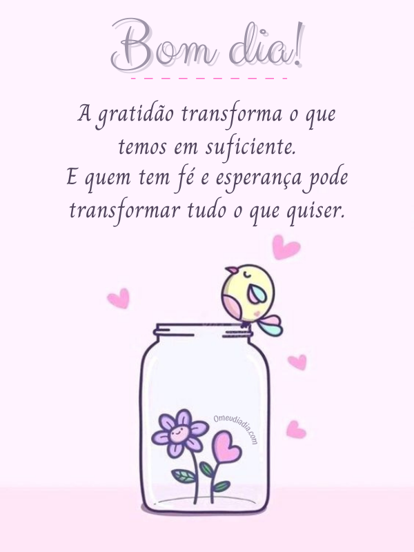 oração da manhã com fé esperança e gratidão