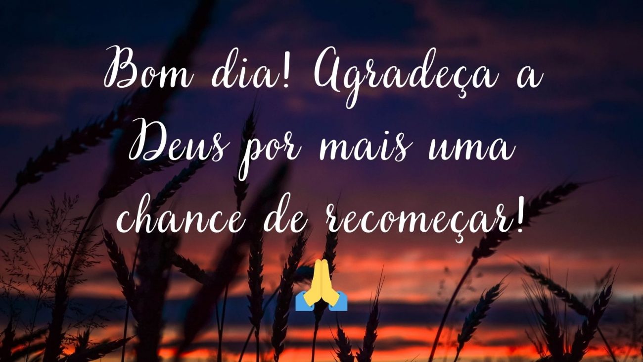 mensagem de bom dia com fé