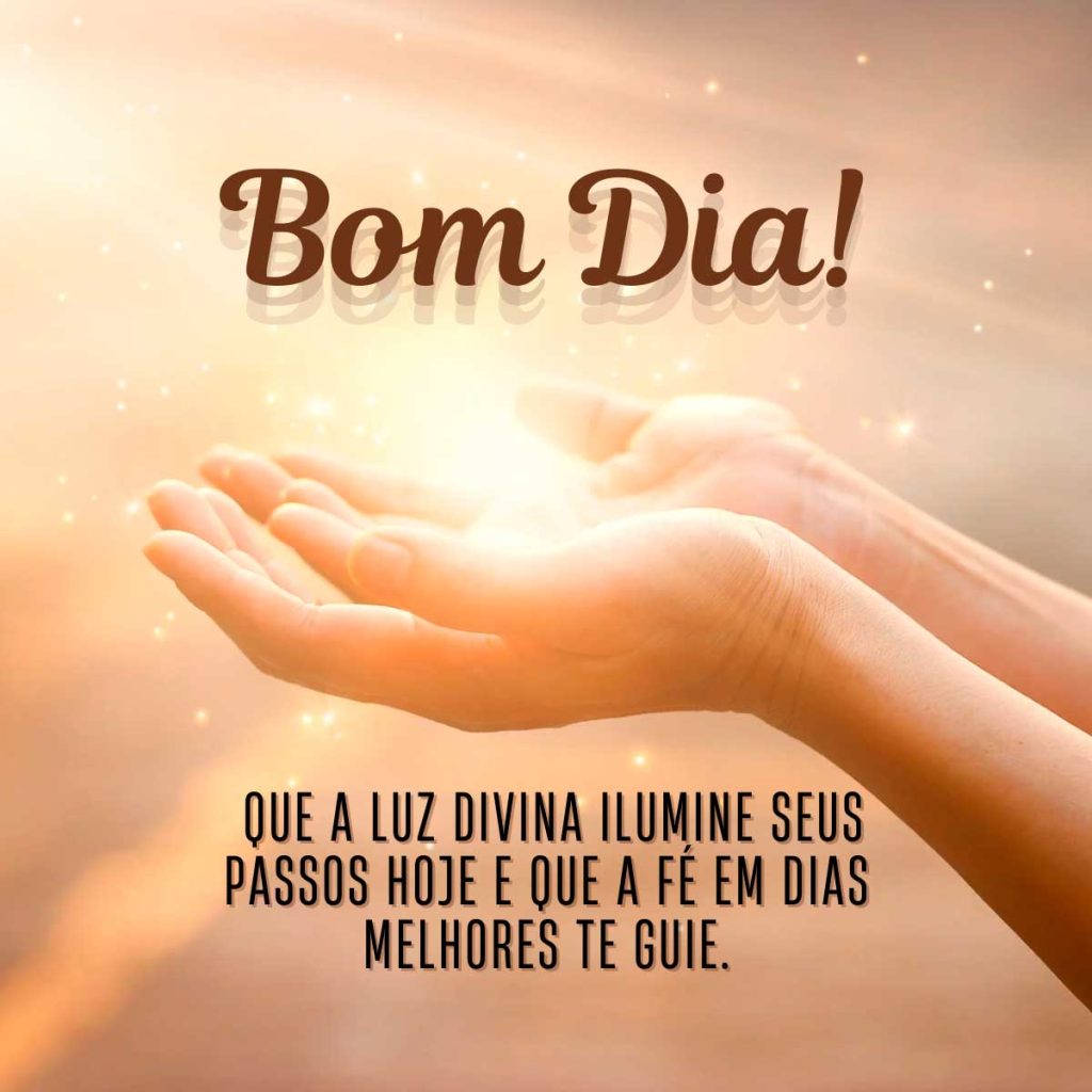 bom dia com fé e esperança