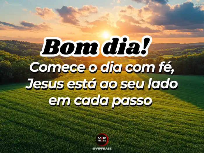 mensagem de bom dia com jesus para whatsapp