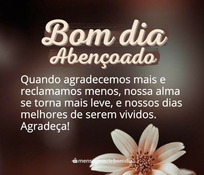 bom dia reflexão curta e poderosa