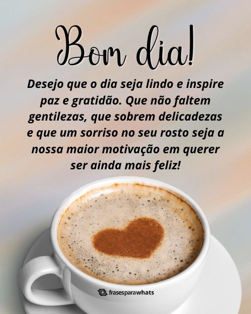 mensagem de bom dia feliz