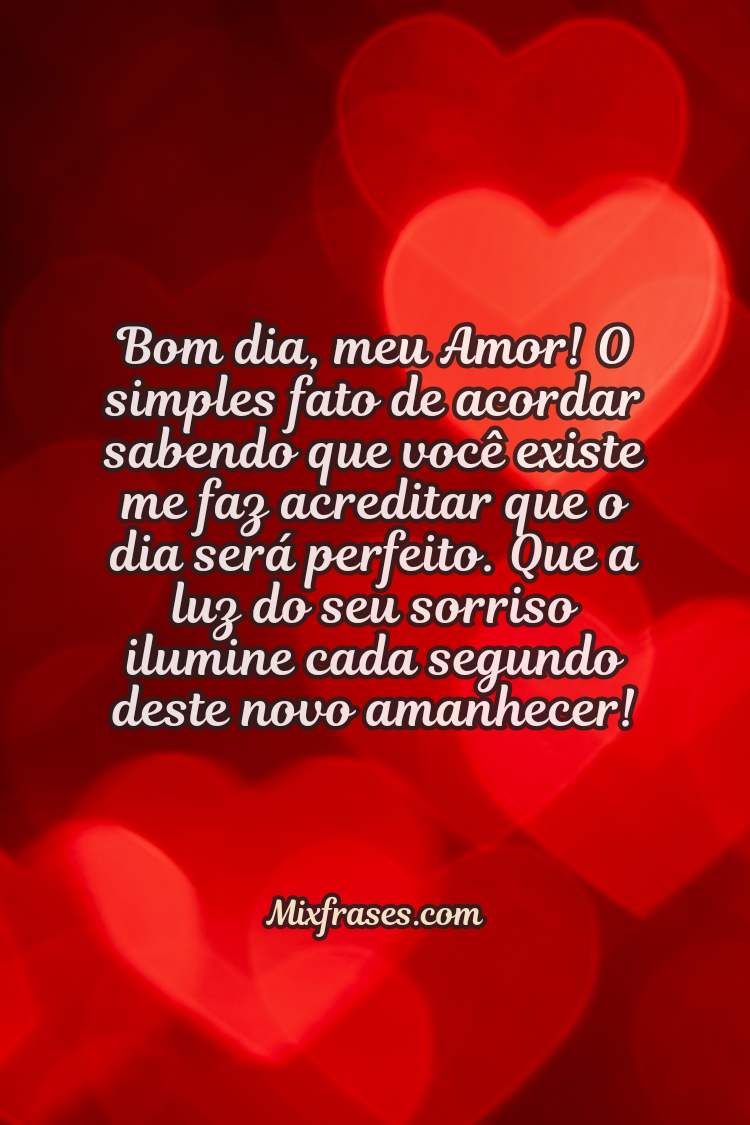 bom dia meu amor para status