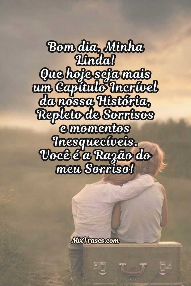 como mandar bom dia para o crush