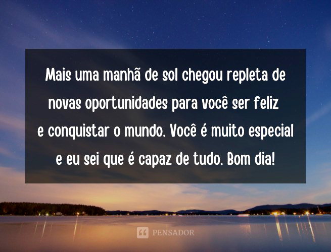 bom dia divertido para conquistar