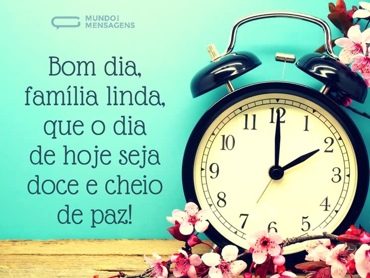mensagem de bom dia para família