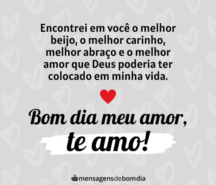 mensagens de bom dia abençoadas para o amor
