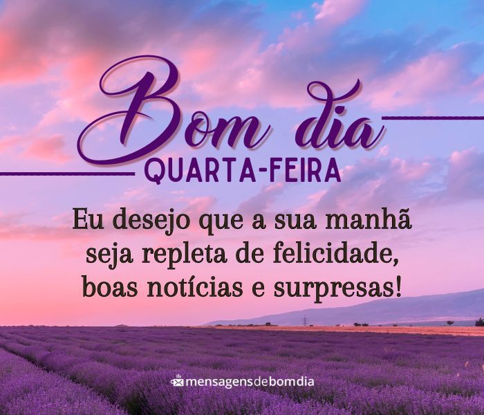 bom dia quarta-feira abençoada