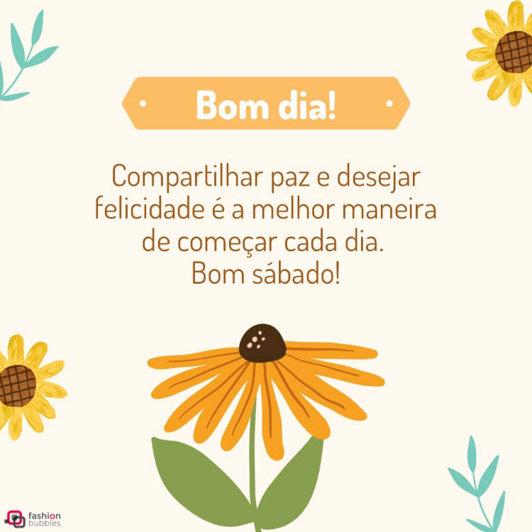 mensagem de bom dia para sábado