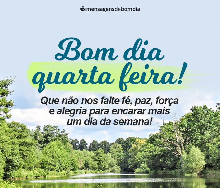 bom dia quarta-feira abençoada e produtiva