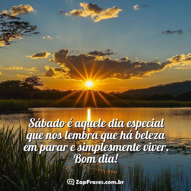 mensagens de bom dia sábado com reflexão