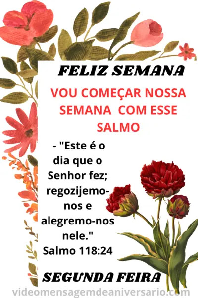 citações bíblicas para segunda-feira