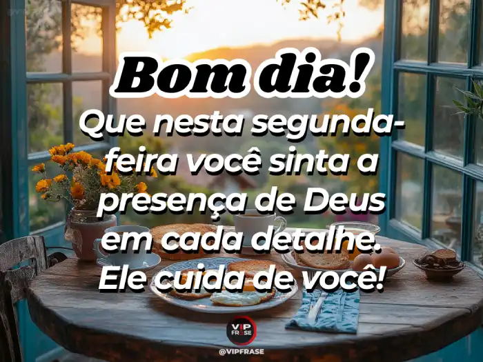 frase abençoada para começar a semana