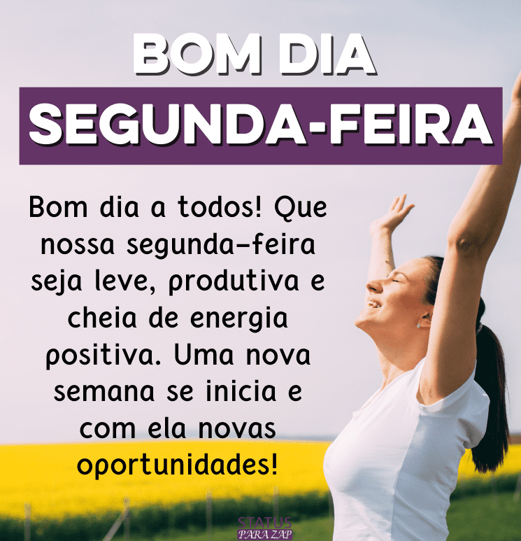 5 ideias de títulos:
1. Mensagens de Bom Dia para Segunda-feira: Comece a Semana com Energia Positiva
2. Frases Inspiradoras para a Segunda-feira: Motivação para o Seu Dia
3. Como Enviar Mensagens de Bom Dia no WhatsApp para a Segunda-feira
4. Mensagens de Fé e Esperança para uma Segunda-feira Abençoada
5. Dicas de Frases Curtas e Diretas para Desejar Bom Dia na Segunda