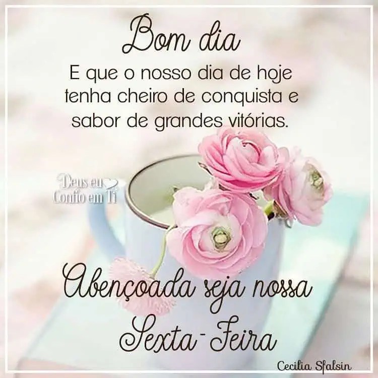 mensagens de bom dia sexta-feira