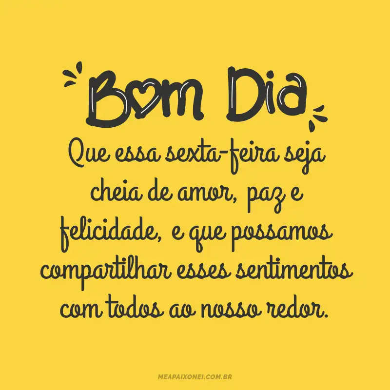 bom dia abençoado sexta