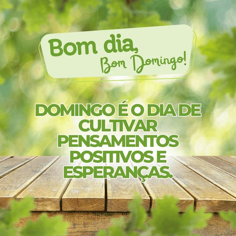 mensagem de bom domingo