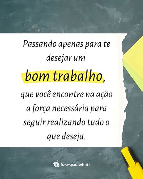 mensagem bom trabalho formal ou informal