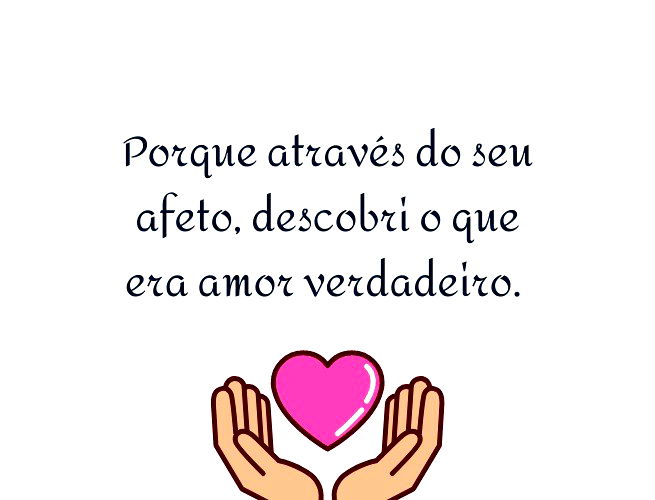 mensagem de carinho curtas