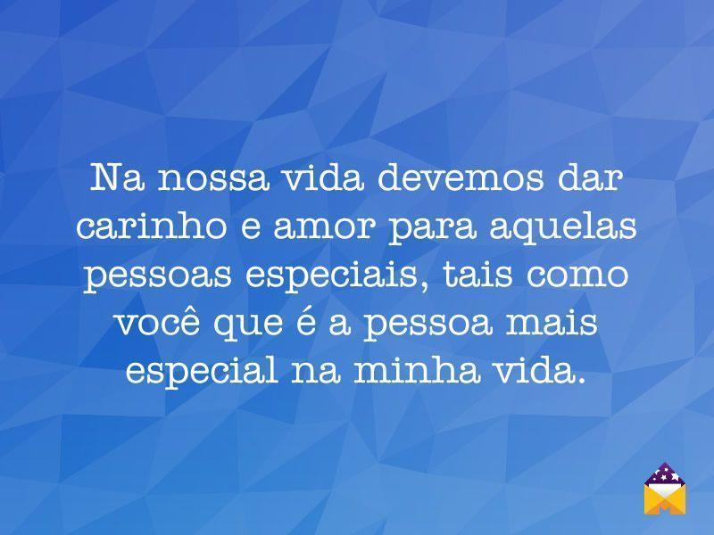 declarar carinho
