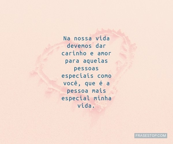 textos de carinho