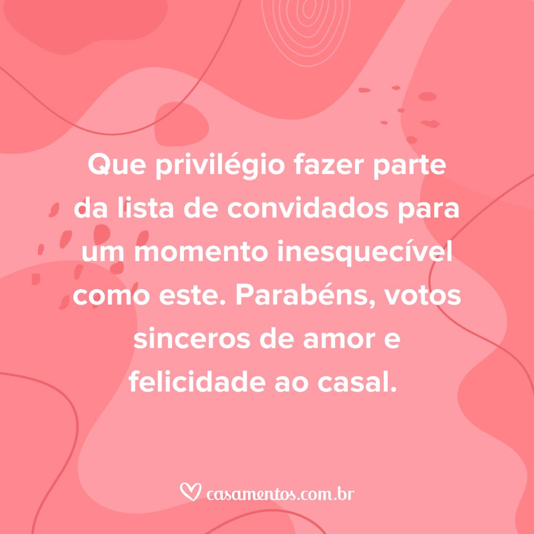 mensagem de casamento