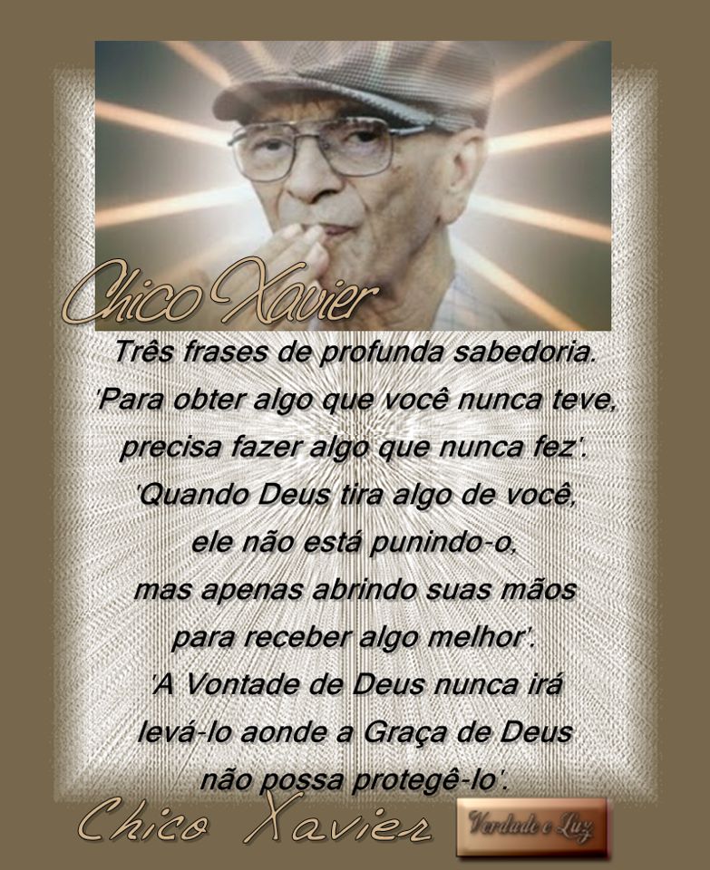 chico xavier mensagens de esperança