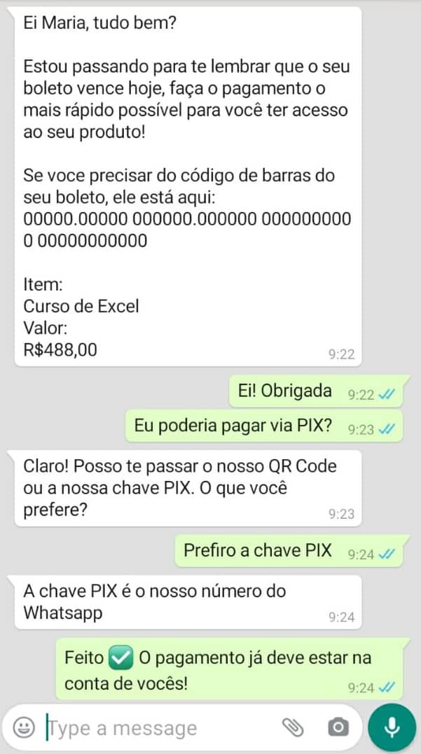 cobrança de dívida