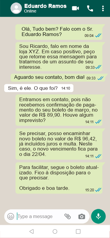 negociação de débitos