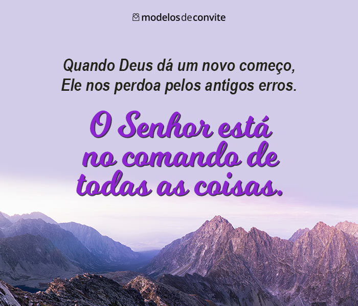 Deus cuida de mim
