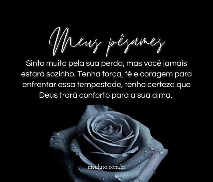 mensagens de falecimento