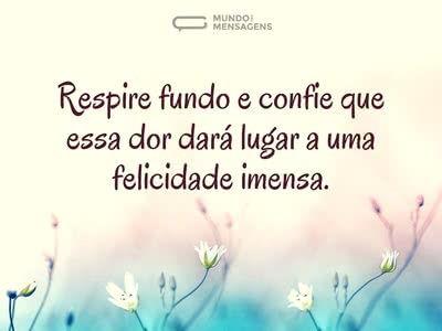 mensagem de conforto para quem está desanimado