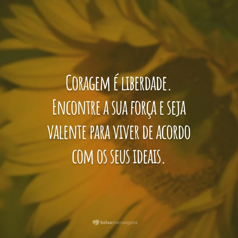 resiliência e coragem