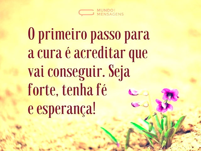mensagens de cura e fé
