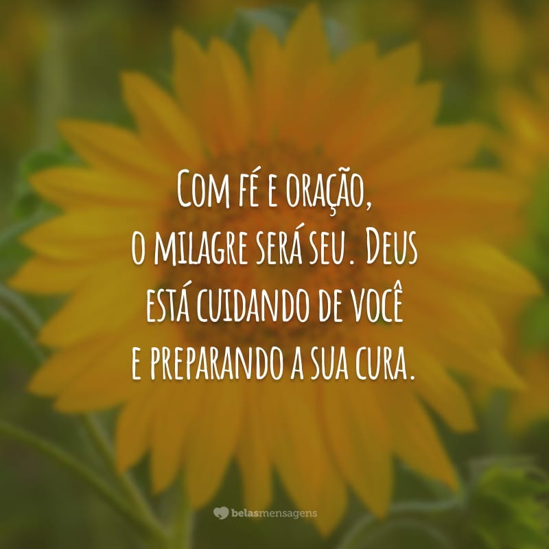 mensagem de fé para curar