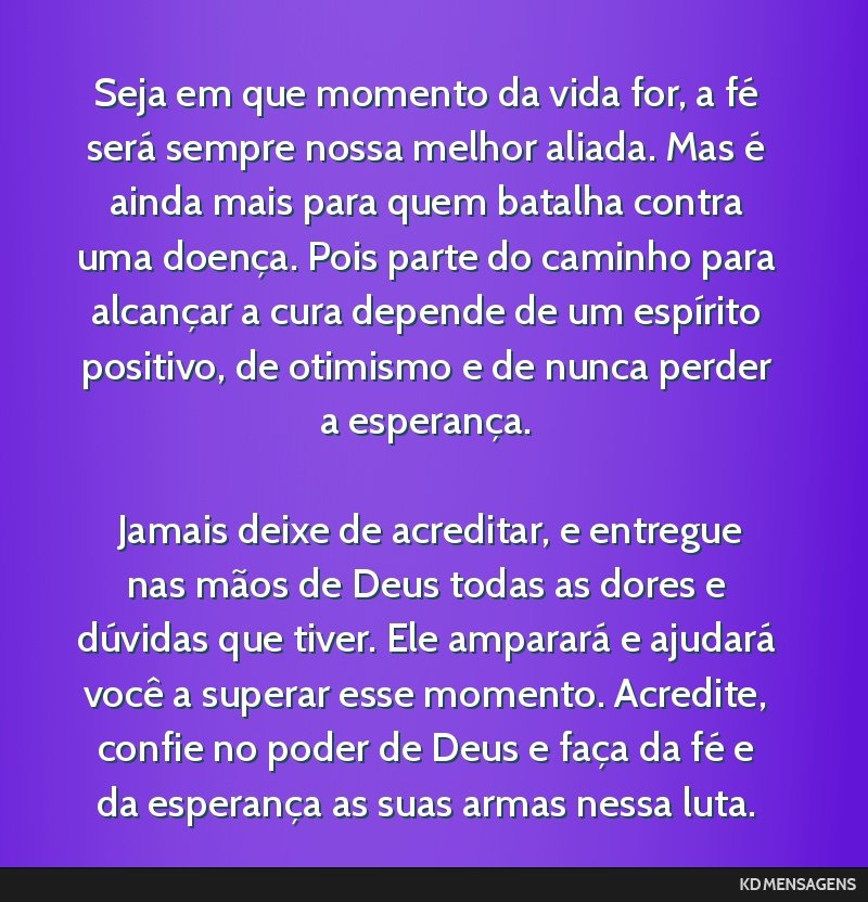 fé e cura divina