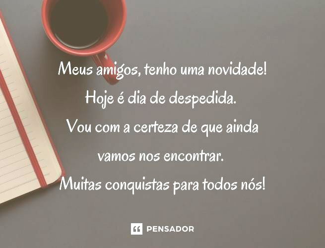 mensagens de despedida para colegas de trabalho emocionantes