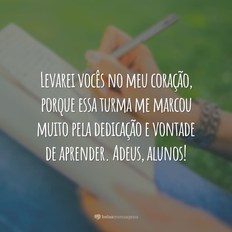 como escrever mensagem de despedida para chefe