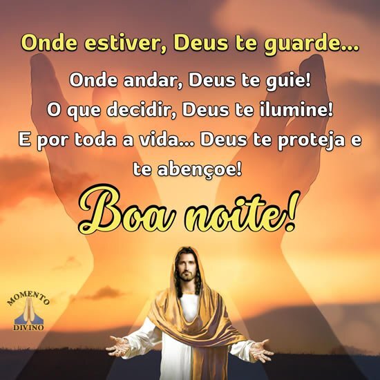 reflexão de boa noite com deus