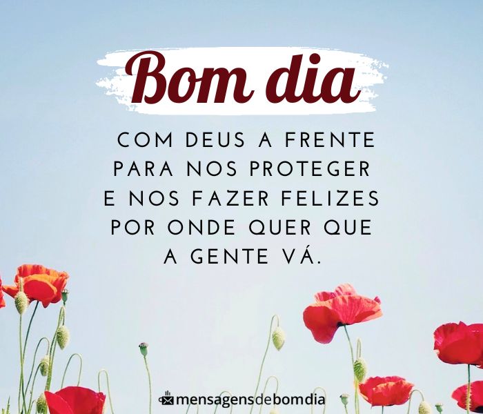 bom dia com esperança em Deus
