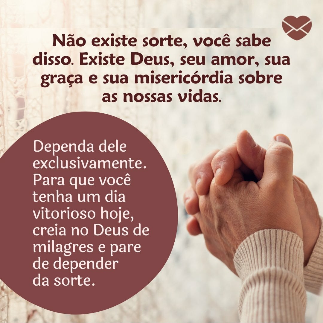 mensagem de deus de amor