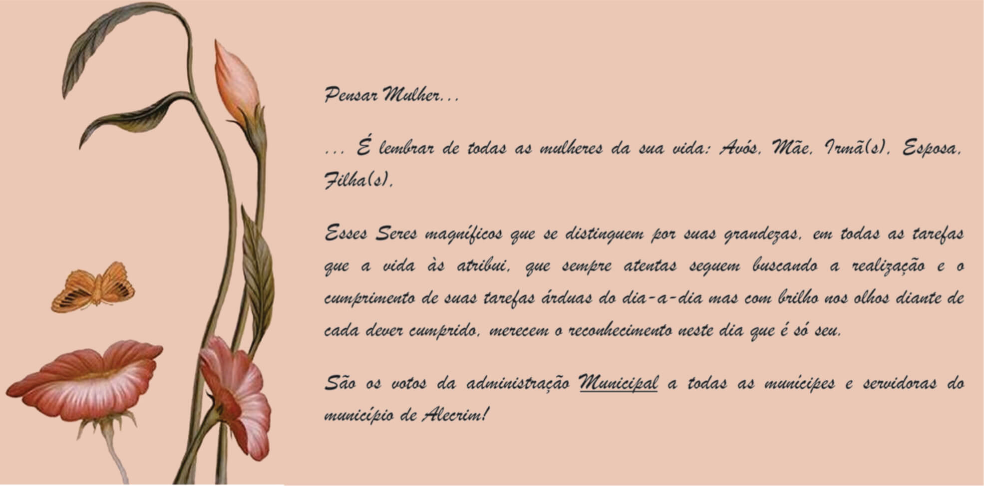 homenagem dia da mulher