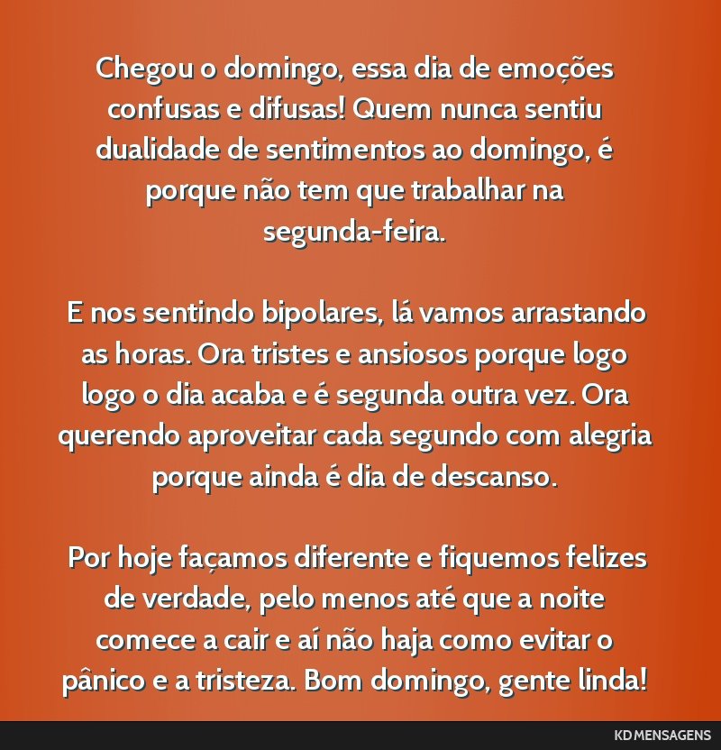 mensagens inspiradoras para domingo de manhã