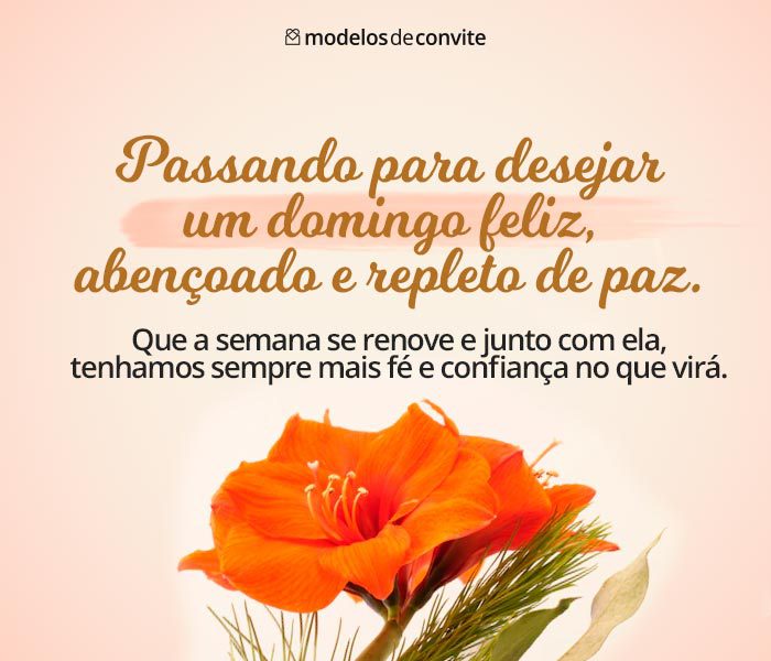 mensagens para compartilhar no whatsapp domingo