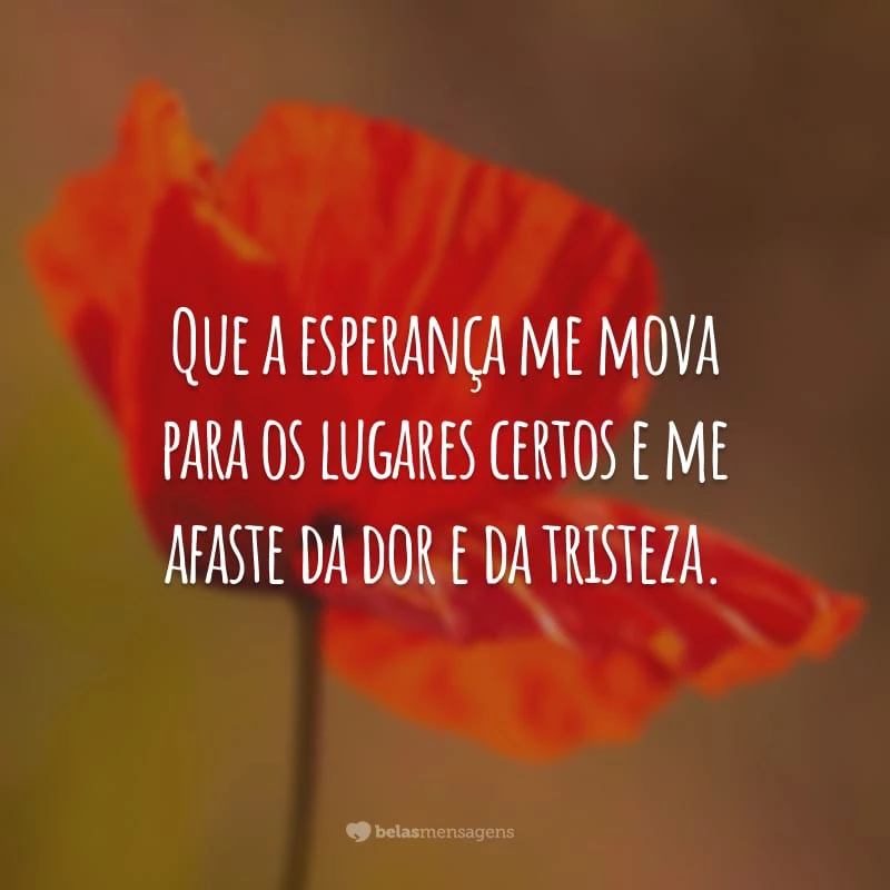 mensagens de esperança para o futuro