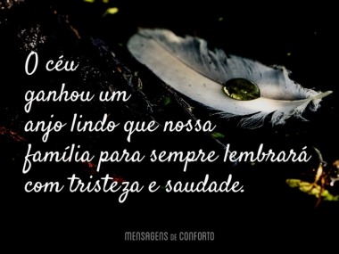 cartão de condolências