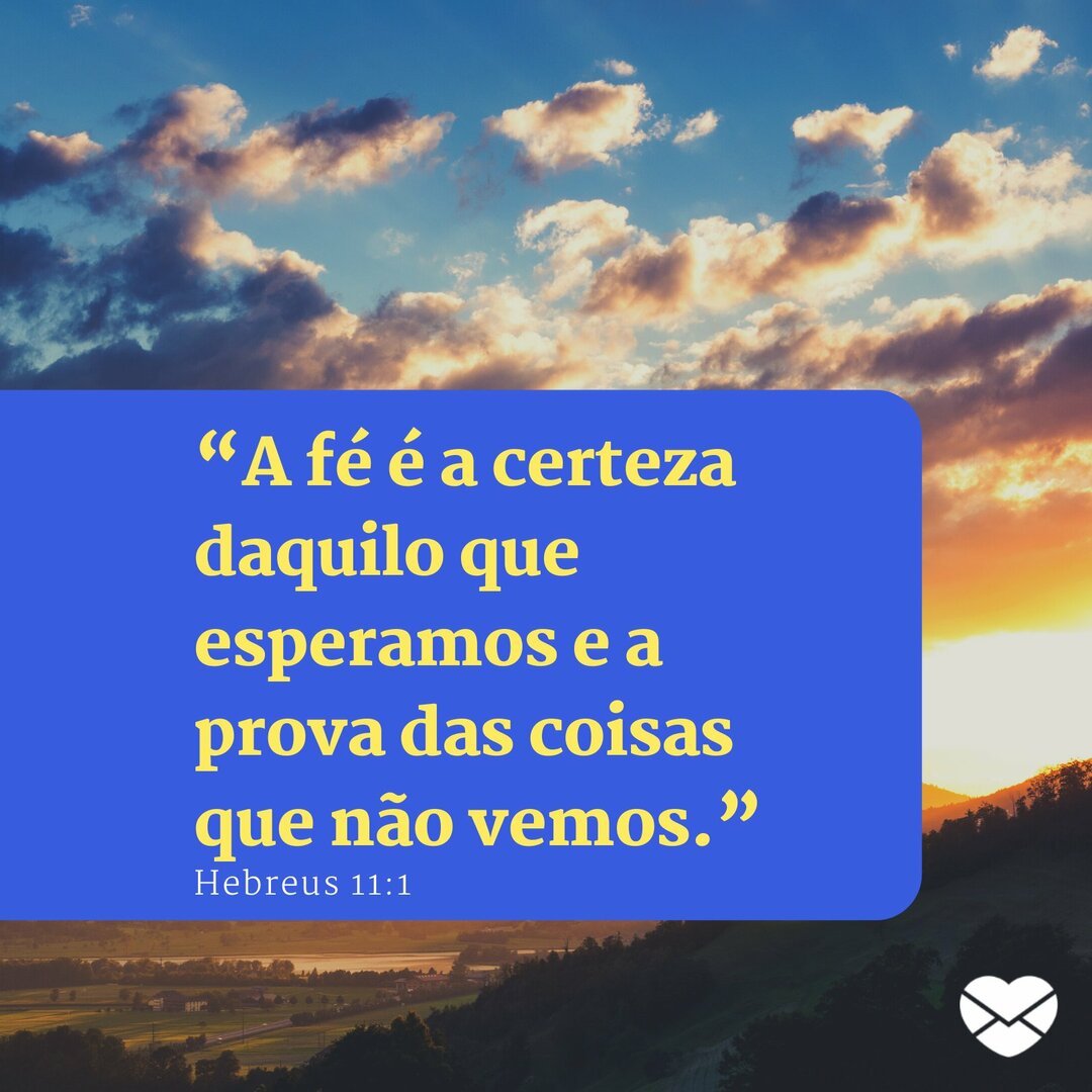 mensagem de fé e esperança com versículo bíblico